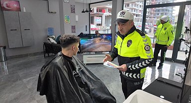 Ordu'da kuaför salonlarında trafik güvenliği projesi
