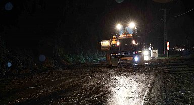 Ordu'da sağanak sonrası heyelanlar meydana geldi