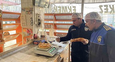 Osmaneli'nde ramazan pidesine gramaj denetimi