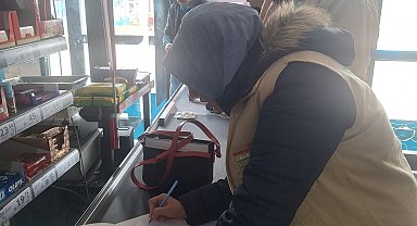 Otlukbeli'nde gıda denetimi yapıldı