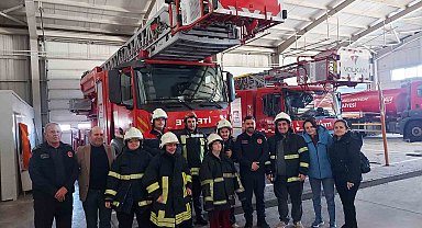 Özel öğrencilerden itfaiyeye anlamlı ziyaret