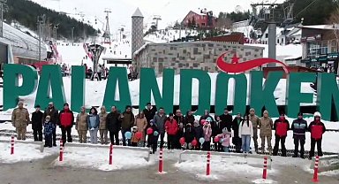 Palandöken'de şehit ve gazi ailelerine özel etkinlik