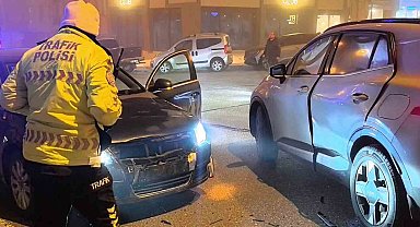 Palandöken'de trafik kazası: 1 yaralı