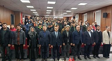 Patnos'taki eğitim kurumlarında 6 Şubat depremleri anıldı