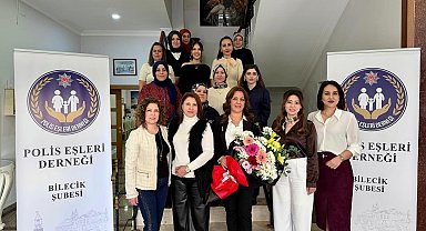 Polis Eşleri Derneği Bilecik Şubesi'nin yeni başkanı Sibel Çağlar oldu