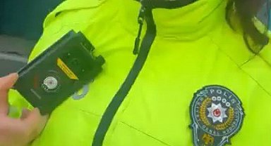 Polise hakaret edip sosyal medyada paylaşan sürücü gözaltına alındı