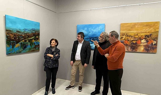 Ressam Cemil Candaş, "Sessizliğin renk dili" temalı sergi açtı