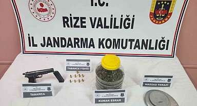 Rize'de uyuşturucu operasyonu