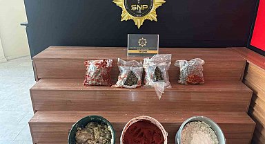 Salça ve peynir kovalarından uyuşturucu çıktı