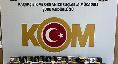 Samsun'da 11 bin 200 adet makaron ele geçirildi