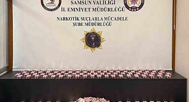 Samsun'da 5 bin adet uyuşturucu hap ele geçirildi: 2 gözaltı