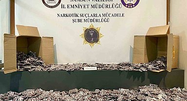 Samsun'da 80 bin uyuşturucu hap ele geçirildi