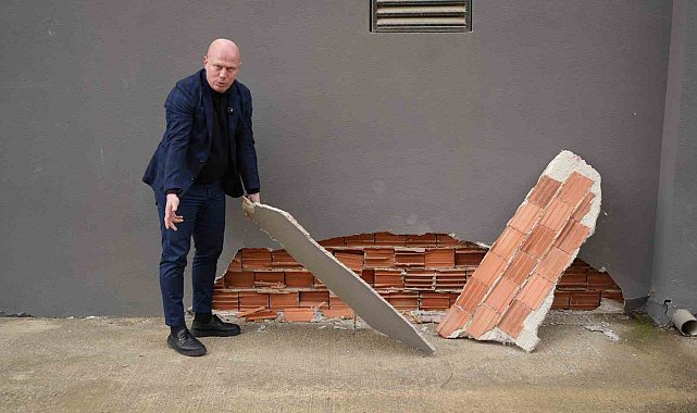 Samsun'da apartmanlarda derin çatlaklar: Bina sakinleri tedirgin