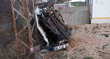 Samsun'da otomobil takla attı: 2 yaralı