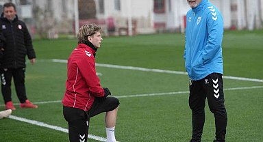 Samsunspor, Shkendija maçı hazırlıklarını tamamladı