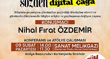 Sanat Melikgazi'de konferans ve atölye bir arada yapılacak