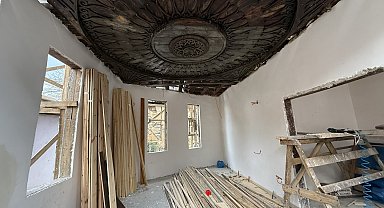 Saraylı'daki tarihi yapının restorasyonunda sona geliniyor