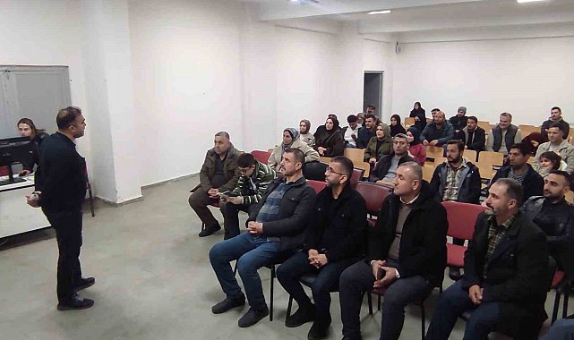 Sason'da arıcılığı geliştirme projesi kapsamında 70 adaya eğitim verildi