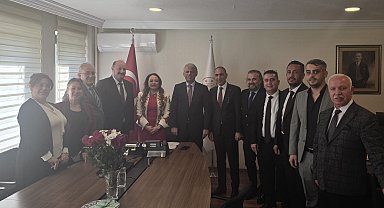 SATKOF ve USTKON heyetinden Kültür ve Turizm Bakan Yardımcısı Alpaslan'a ziyaret