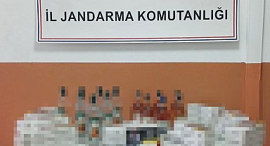 Şavşat'ta kaçak sigara ve içki ele geçirildi