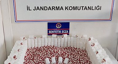 Şehzadeler'de 20 bin 345 sentetik hap ele geçirildi