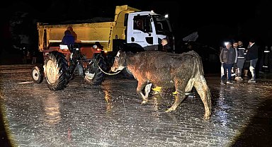 Seydikemer'de su baskını: Evler tahliye edildi