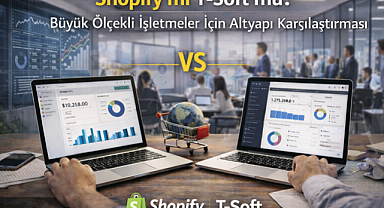 Shopify mı T-Soft mu? Büyük Ölçekli İşletmeler İçin Altyapı Karşılaştırması