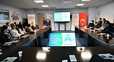Sigarayı bırakan 25 çalışana sertifikaları takdim edildi