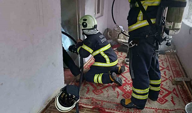 Siirt'te müstakil evde yangın