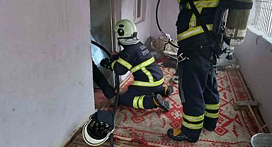 Siirt'te müstakil evde yangın