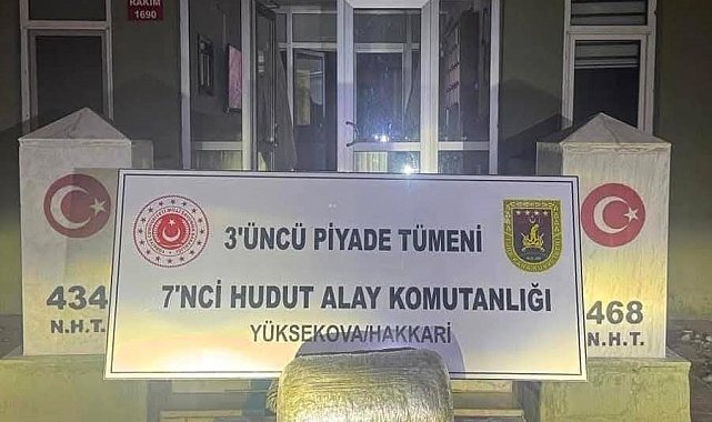 Sınırda 5 kilo 842 gram uyuşturucu ele geçirildi