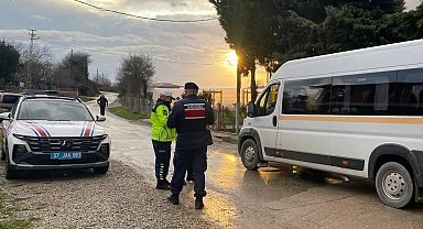 Sinop'ta jandarmadan okul çevrelerinde huzur ve güven uygulaması