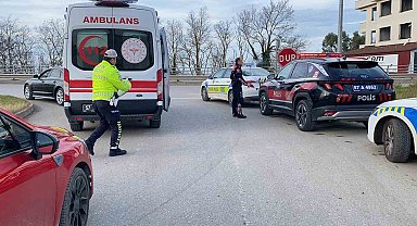 Sinop'ta motosiklet ile otomobil çarpıştı: 1 yaralı