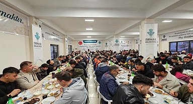 Şırnak'ta gönüller aynı sofrada buluştu