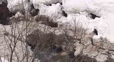 Şırnak'ta sağanak sonrası taşkın riski: Derelerde karın oluşturduğu setler tehlike saçıyor