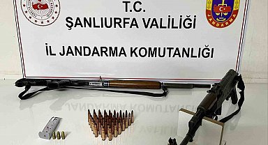 Siverek'te ruhsatsız silah operasyonu
