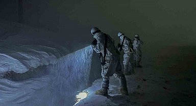 Soğuk ve kara rağmen Mehmetçik görevde