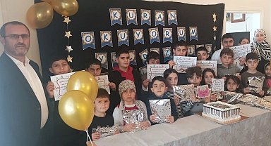 Söke'de Kur'an Kursu öğrencileri için Kur'an'a geçiş merasimi düzenlendi