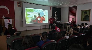 Söke'de öğrencilere afet ve iklim değişikliği farkındalığı