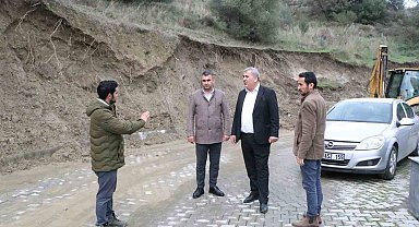 Söke'de yoğun yağış nedeniyle belediye ekipleri teyakkuzda