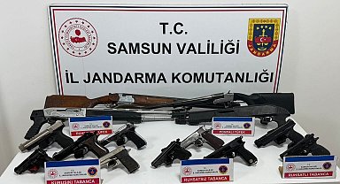 Sosyal medyada silahla ateş eden 6 kişi silahlarıyla yakalandı