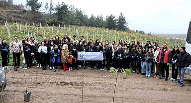 SUBÜ öğrencileri fidanları toprakla buluşturdu