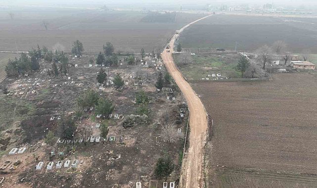 Suruç'ta mezarlık yolunda çalışmalar başladı