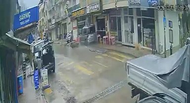 Sürücünün şekeri düştü, kontrolden çıkan araç çarşıyı birbirine kattı