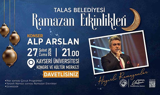Talas'ın Ramazan etkinliklerinde bu hafta sonu