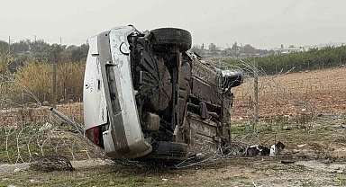 Tarsus'ta yağış kazaya neden oldu