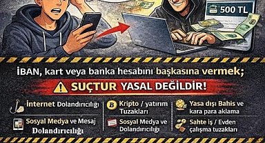 Tatvan Cumhuriyet Başsavcılığından dolandırıcılığa karşı bilgilendirme