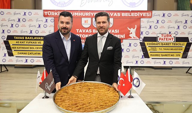 Tavas'ın tescilli baklavası dünya pazarına açılıyor