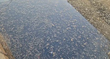 Tekirdağ'da çamur yağdı