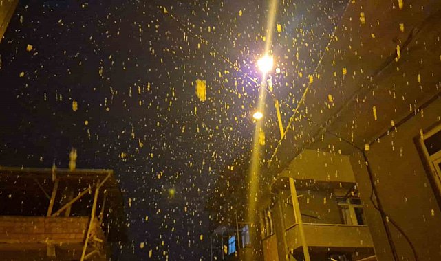 Tekirdağ'da kar yağışı